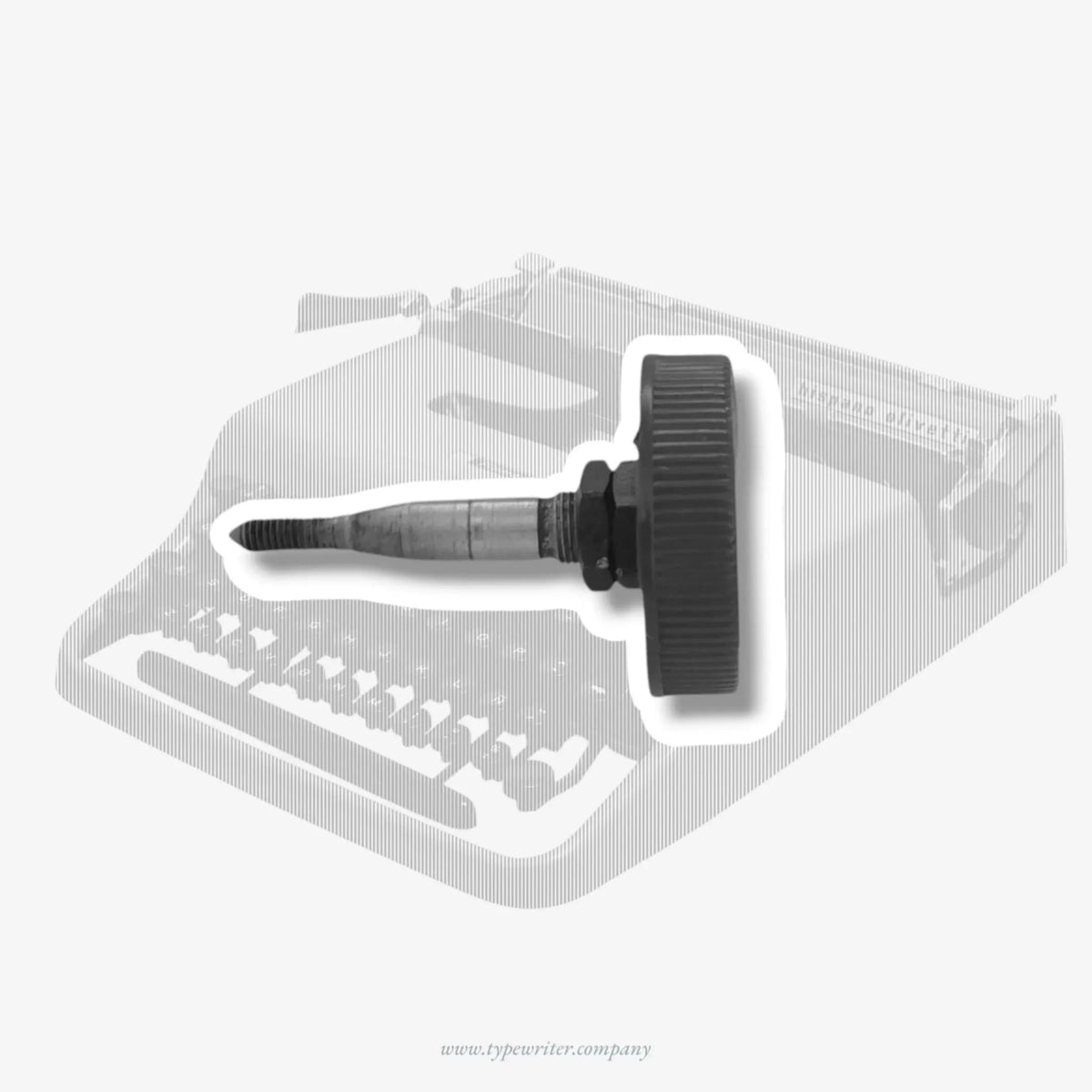 Olivetti Lettera 22, Pluma 22, Left Platen Knob, Original Typewriter Spare Part El Granero Typewriter.Company