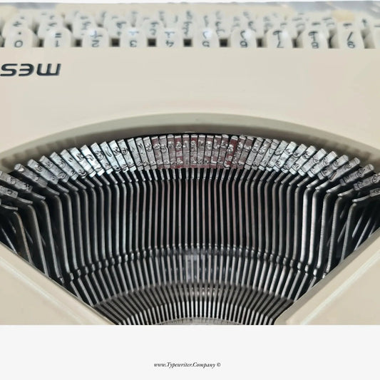 SOLD! Arabic Keyboard Vintage Typewriter, Messa 2002A, Manual Serviced - ElGranero Typewriter.Company