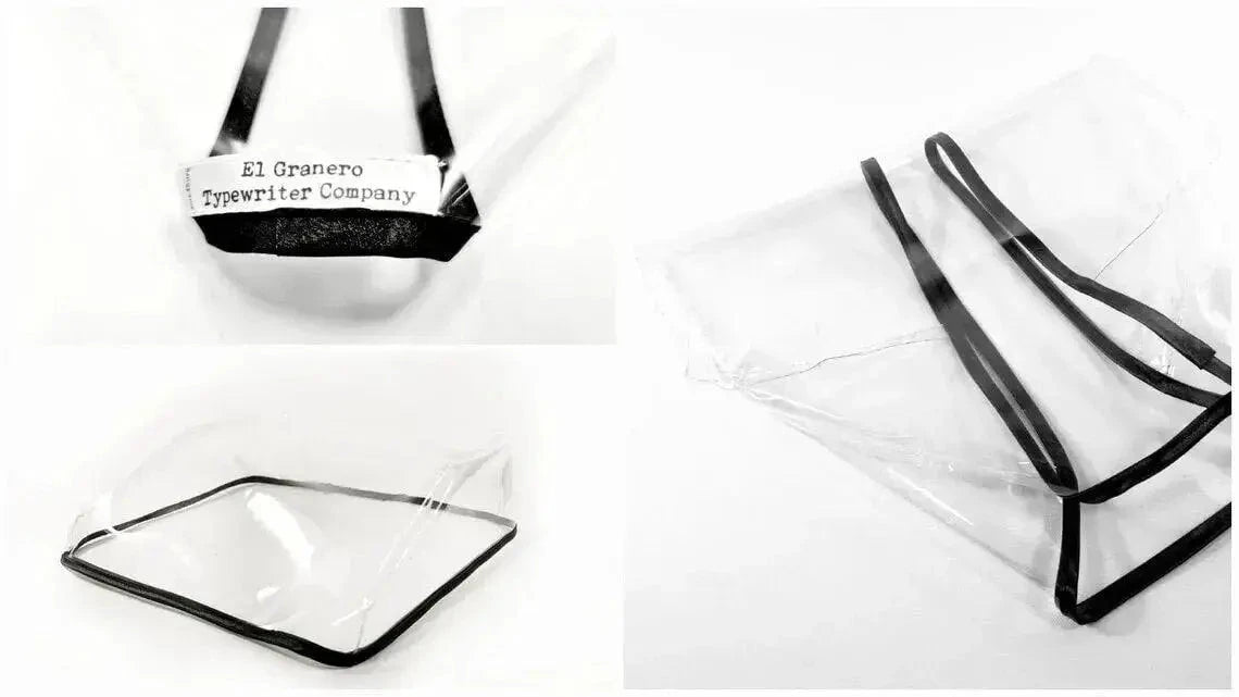OUTLET XL Transparent Typewriter Dust Cover for a Standard Typewriter - ElGranero Typewriter.Company