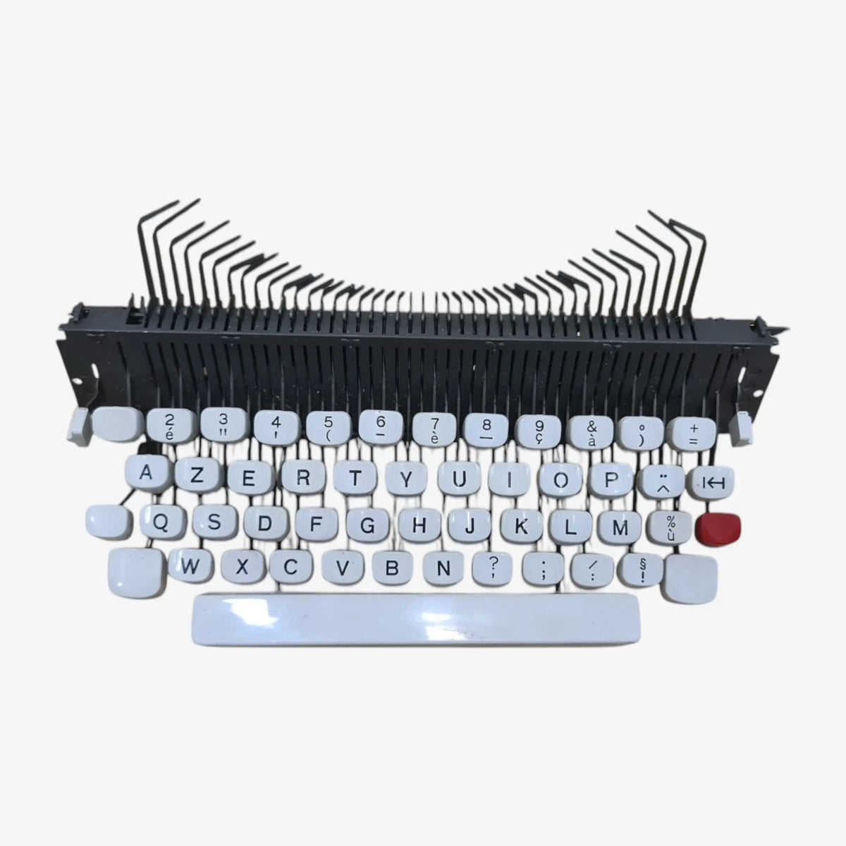 Original Olivetti Lettera 35 Typewriter Keyboard AZERTY - El Granero Typewriter.Company