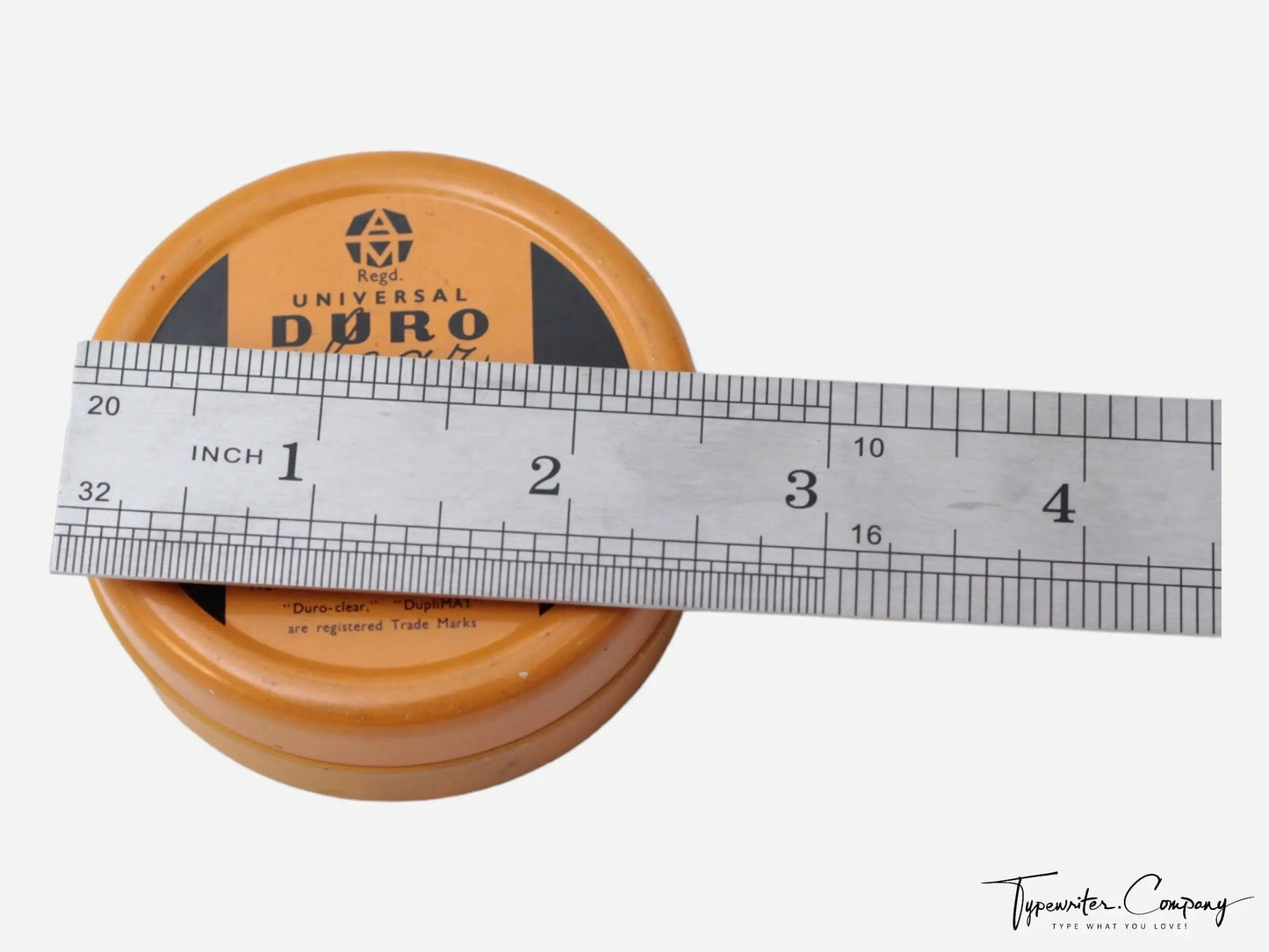 Duro Typewriter Ink Ribbon Tin w/o Spools- Remington, Underwood, etc. - ElGranero Typewriter.Company