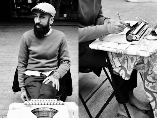 Interview with Darío Peinado, Spain’s Wandering Street Poet. - ElGranero Typewriter.Company