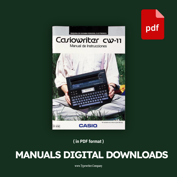 TYPEWRITER MANUAL PDF - ElGranero Typewriter.Company