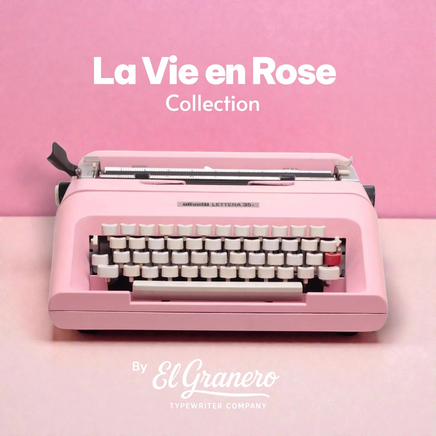 Pink-Typewriters ElGranero Typewriter.Company