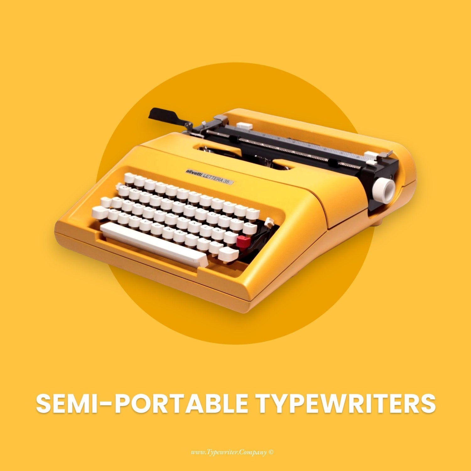 SEMI-PORTABLE ElGranero Typewriter.Company