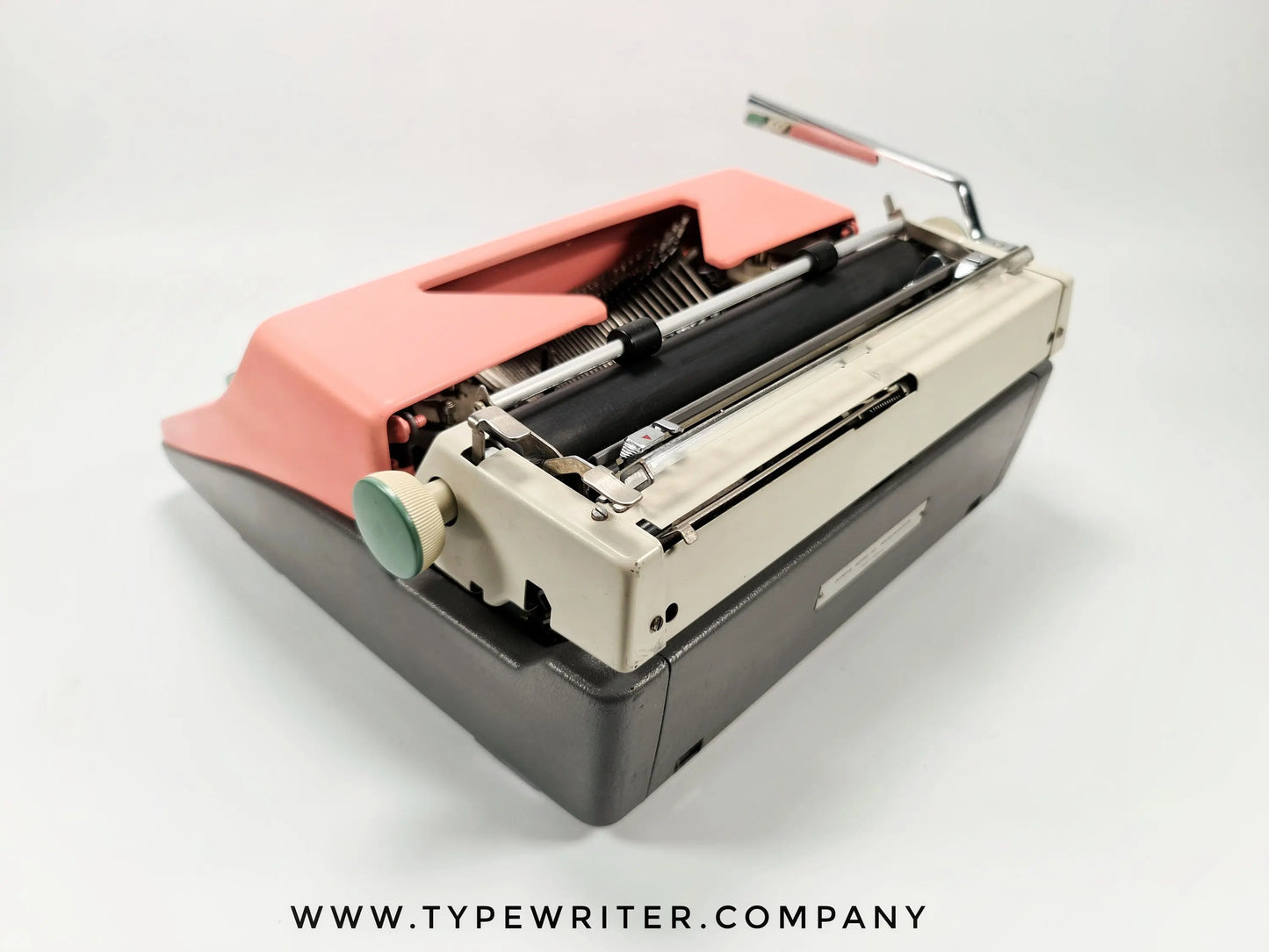 Olympia SM8/9 Pink Typewriter, Vintage, Mint Condition, Manual Portable, Professionally Serviced by Typewriter.Company - ElGranero Typewriter.Company
