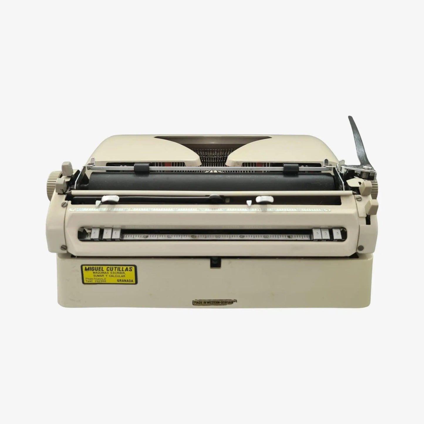 Adler Junior Typewriter, Manual, Vintage, QWERTY, Refurbished ElGranero Typewriter.Company