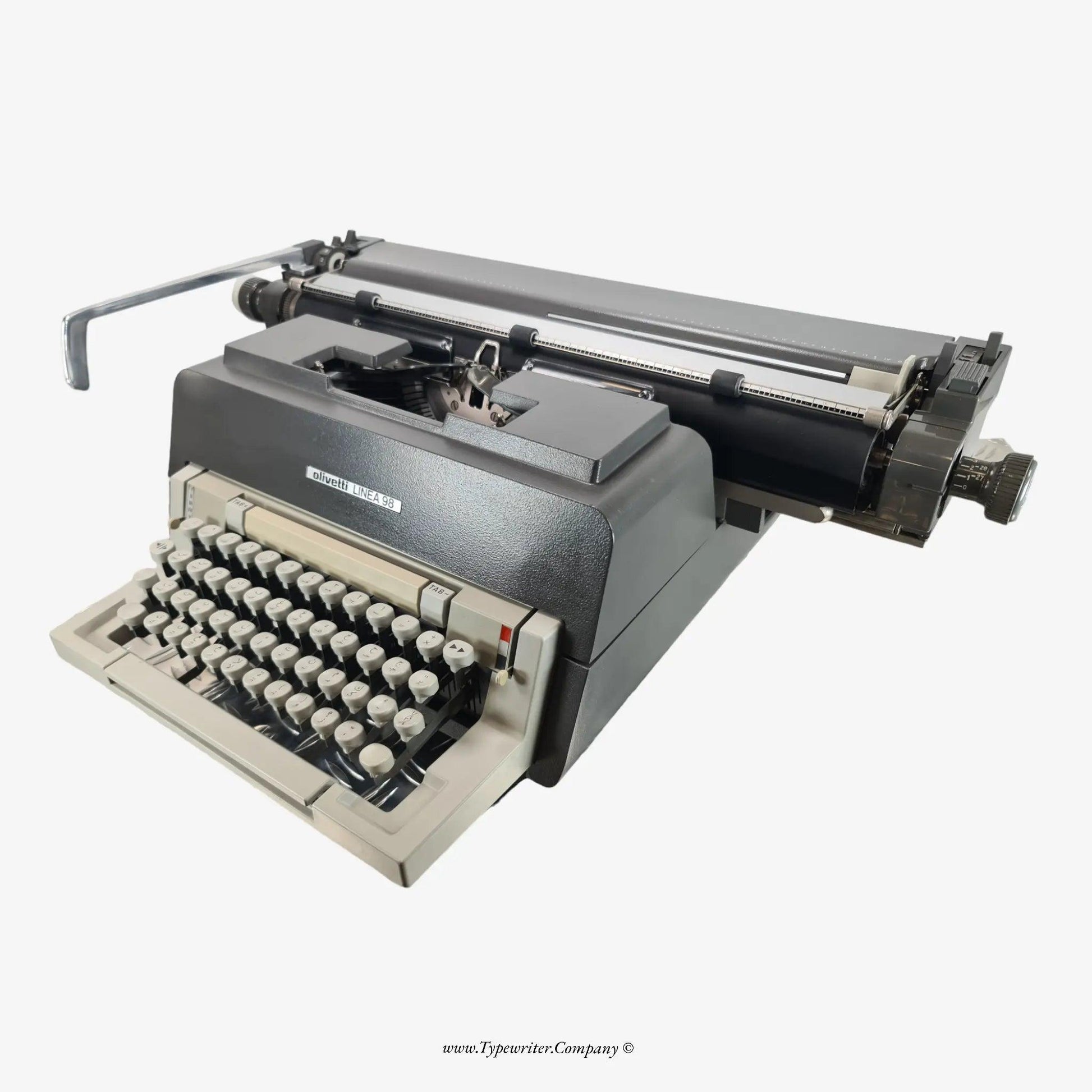 Arabic Olivetti Linea 98 Typewriter, Vintage Manual Serviced, A3 ElGranero Typewriter.Company