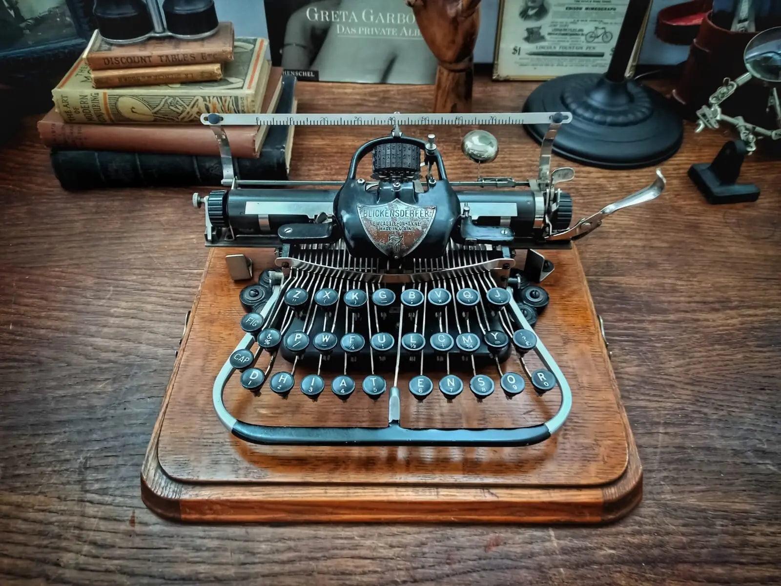 Blickensderfer Nº7, 1900 Antique Rare Typewriter, Vintage, Manual Portable, Professionally Serviced by Typewriter.Company - ElGranero Typewriter.Company