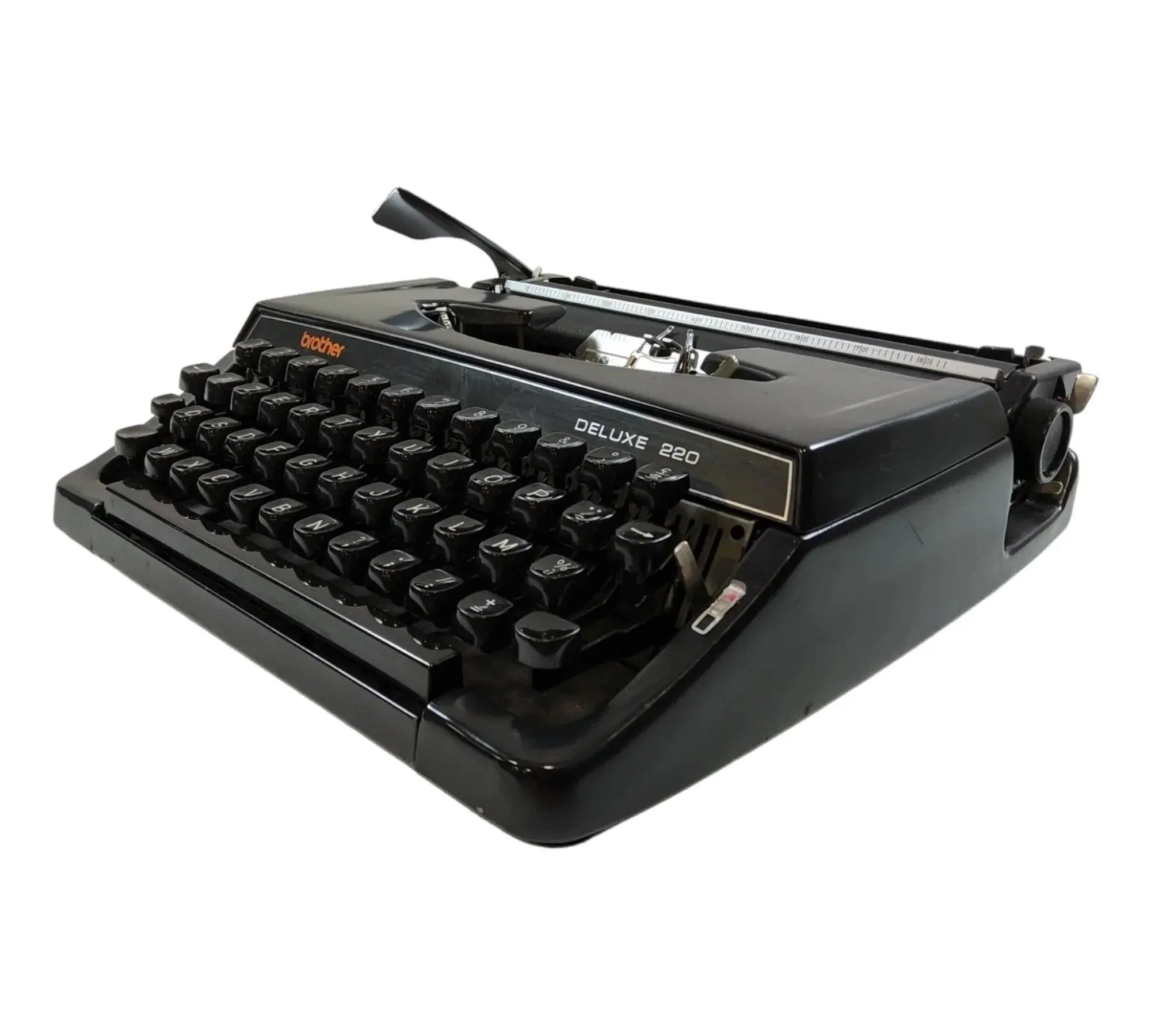 SOLD! Brother DeLuxe 220, Black Manual Vintage Typewriter
