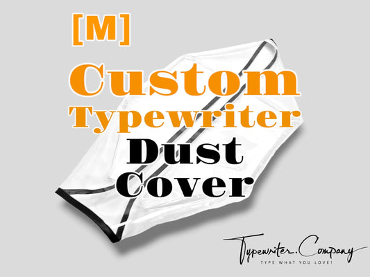 CUSTOM - M size -Medium Dust Cover, Transparent Vinyl PVC or Fabric, for Portable Manual  Vintage Typewriter - ElGranero Typewriter.Company