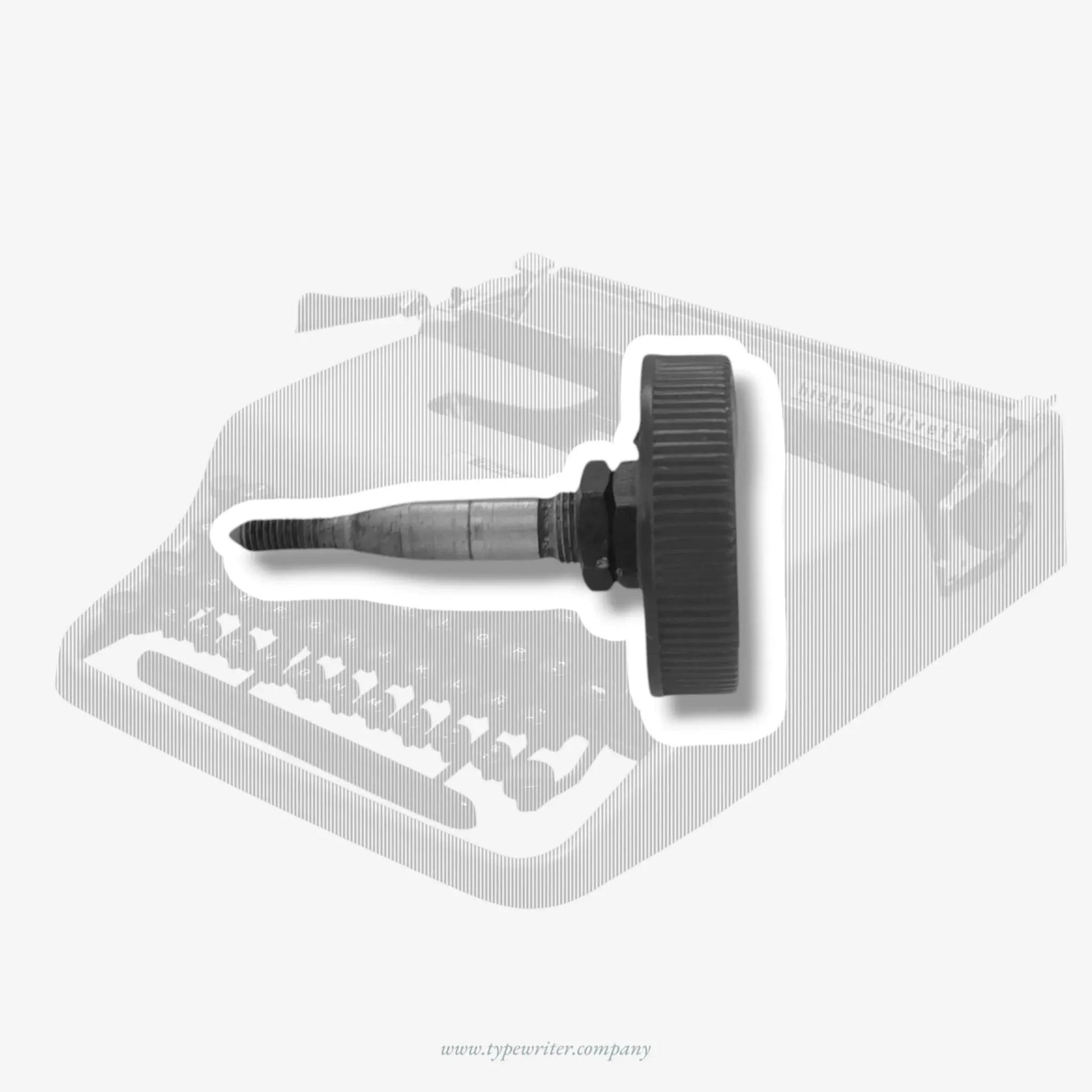 Olivetti Lettera 22, Pluma 22, Left Platen Knob, Original Typewriter Spare Part El Granero Typewriter.Company