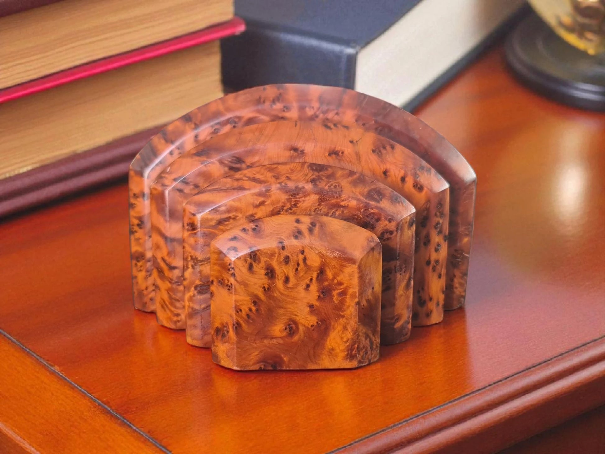 Elegant Wooden Desk Organizer for Envelopes and Letters  ElGranero Typewriter.Company