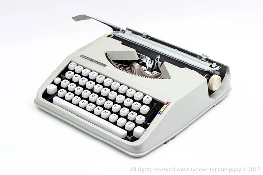 Cursive Font! Hermes Baby, Vintage Manual Typewriter, Restored - ElGranero Typewriter.Company