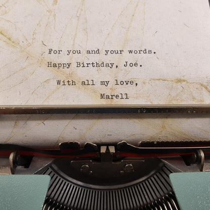 Gift Wrapping & Personal Touch  ElGranero Typewriter.Company