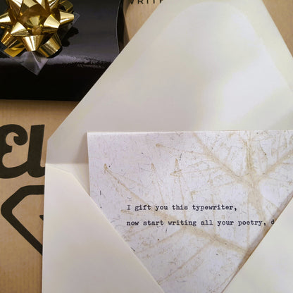 Gift Wrapping & Personal Touch  ElGranero Typewriter.Company