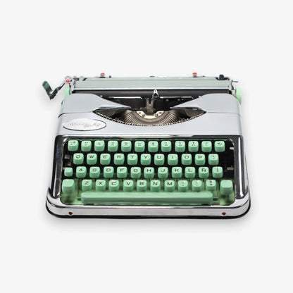 Hermes Baby Cromado, Máquina de Escribir Manual Vintage, Máquina de Escribir Renovada El Granero.