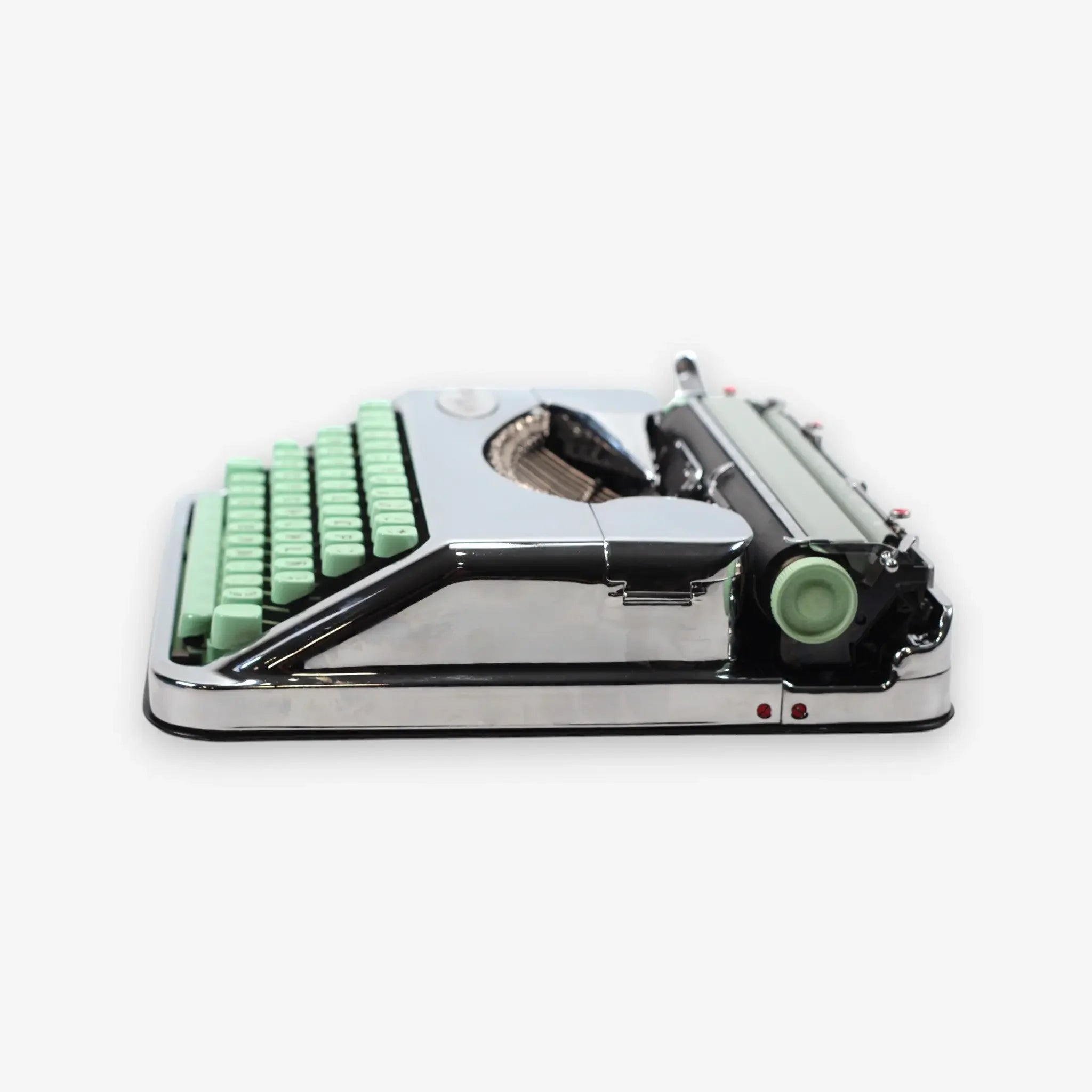 Hermes Baby , Chrome-Plated, Vintage Manual Typewriter