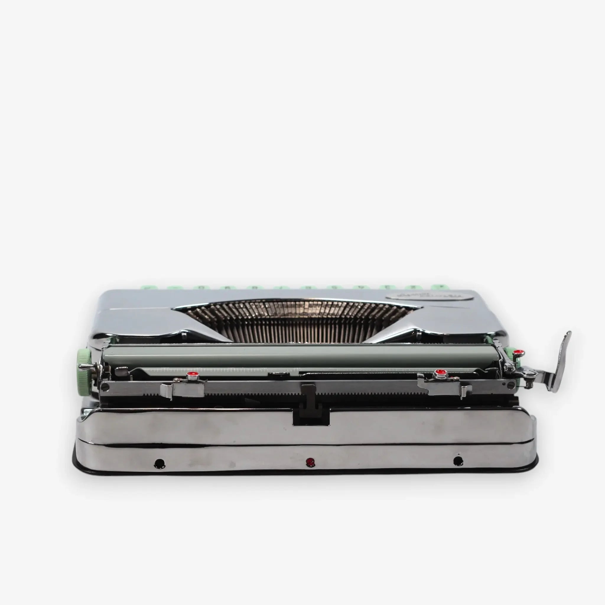Hermes Baby , Chrome-Plated, Vintage Manual Typewriter