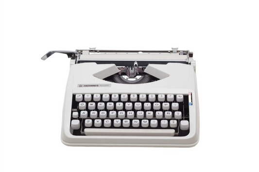 Hermes Baby Grey Manual Typewriter, Vintage, Professionally Serviced - ElGranero Typewriter.Company