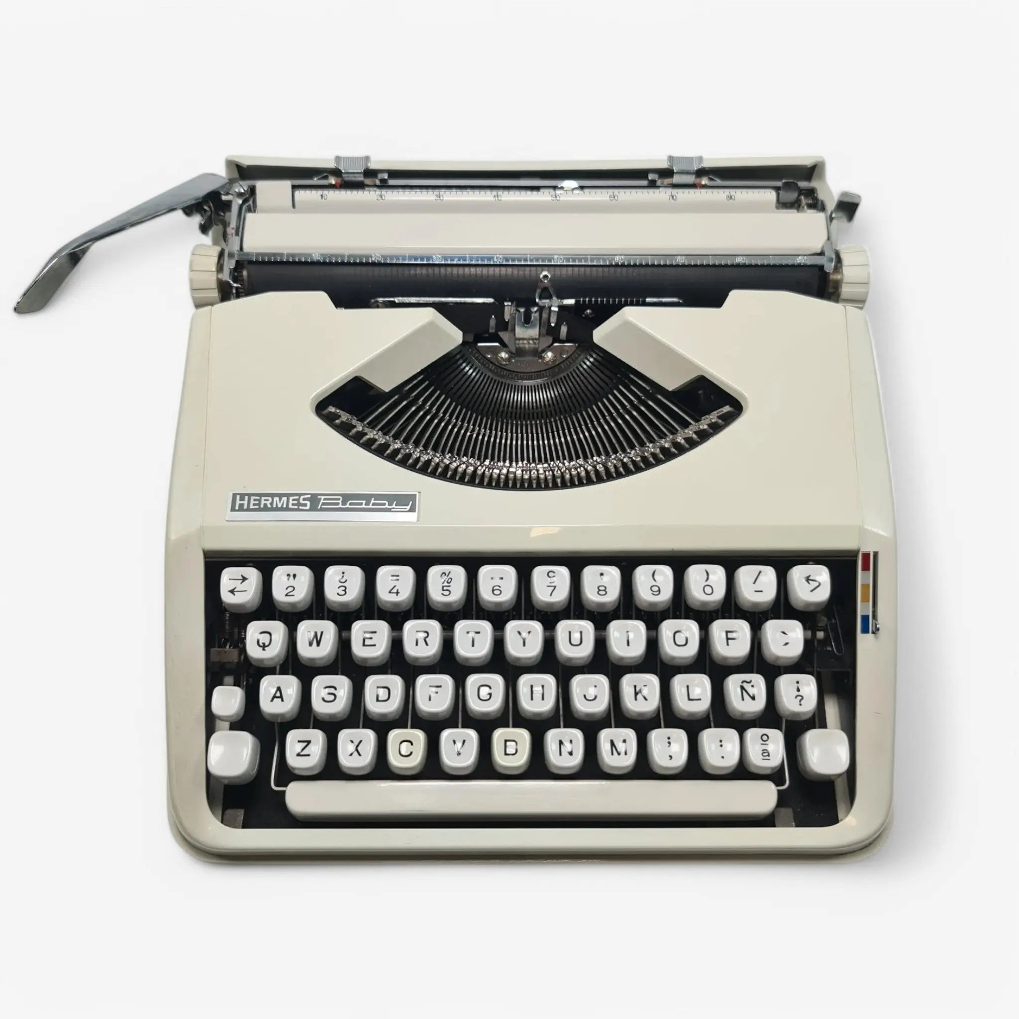 Hermes Baby Grey Manual Vintage Typewriter, Portable, – ElGranero