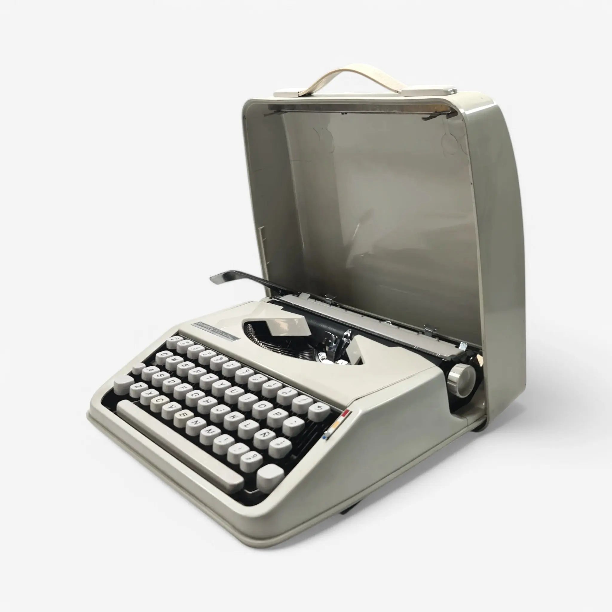 Hermes Baby Grey Manual Vintage Typewriter, Portable, – ElGranero