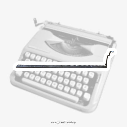 Hermes Baby/Rocket Carriage Rack with a Release Lever / Typewriter Spare Part  ElGranero Typewriter.Company