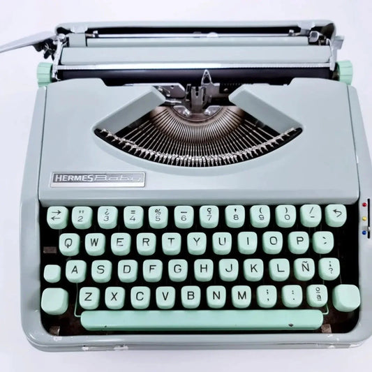 SOLD! Hermes Baby, Vintage Manual Typewriter, Restored - ElGranero Typewriter.Company