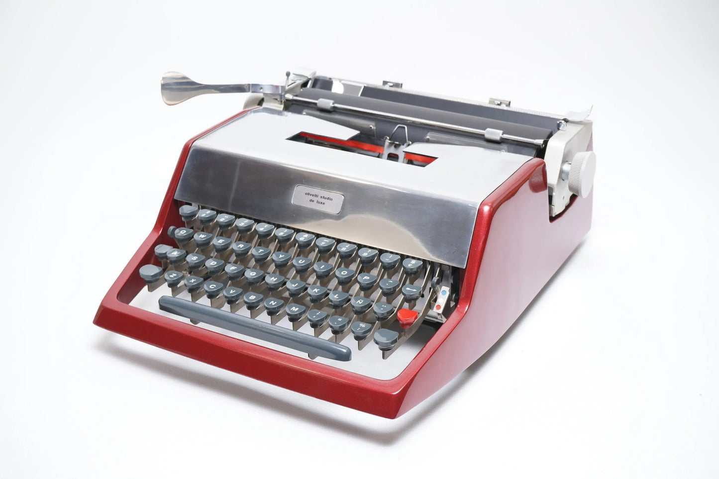 Limited Edition Olivetti Studio De Luxe Typewriter, Vintage, Manual Portable, Professionally Serviced by Typewriter.Company - ElGranero Typewriter.Company