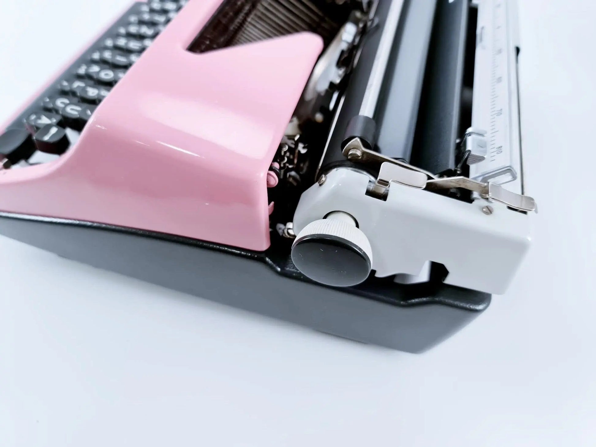 Limited Edition Olympia SM8 Monica Flamingo Pink Typewriter, Vintage, Manual Portable, Professionally Serviced by Typewriter.Company - ElGranero Typewriter.Company