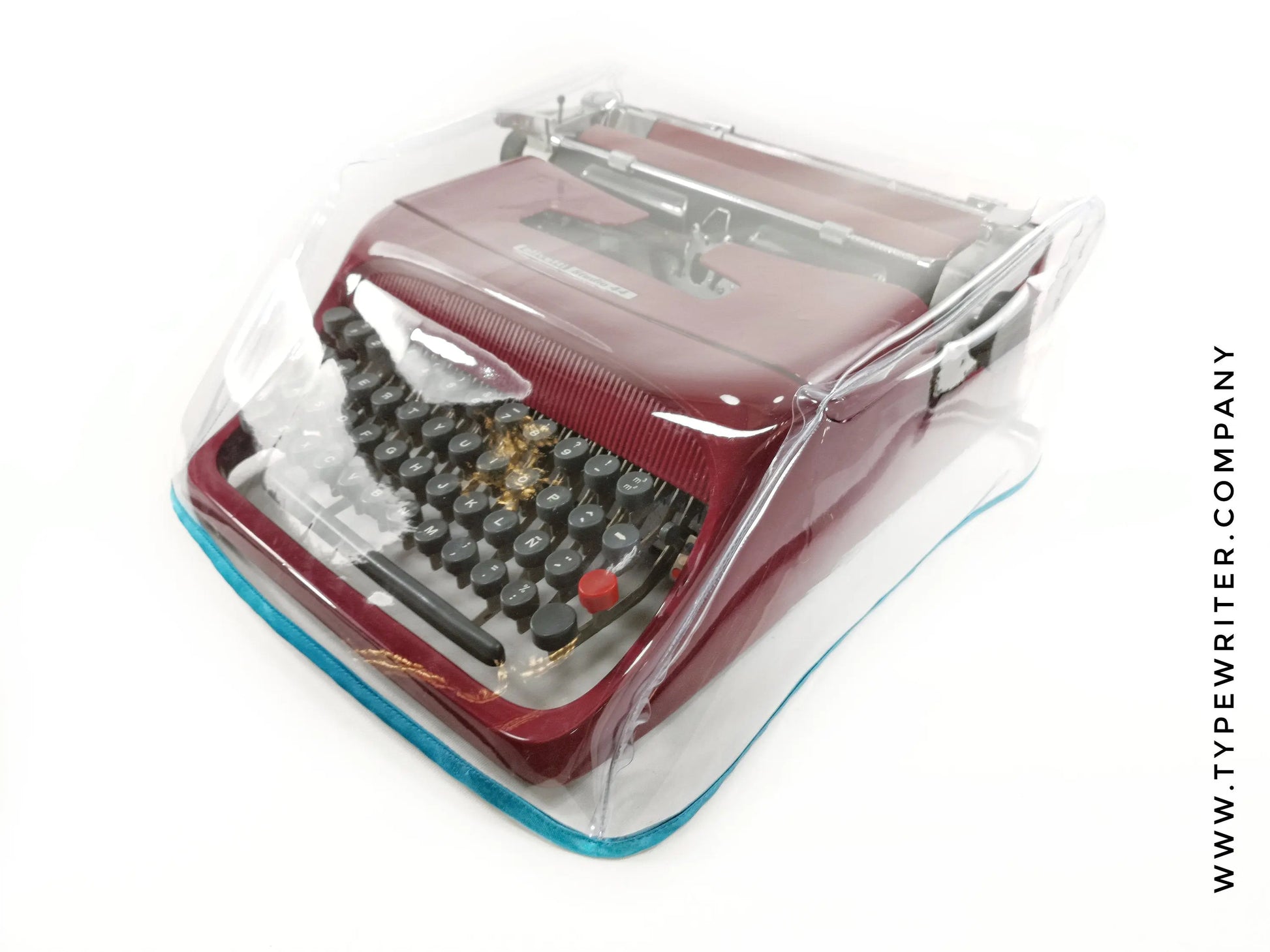 MEDIUM Transparent Dust Cover, Vinyl PVC for M size Manual Typewriter Olivetti Studio 42, 44, 46 - ElGranero Typewriter.Company