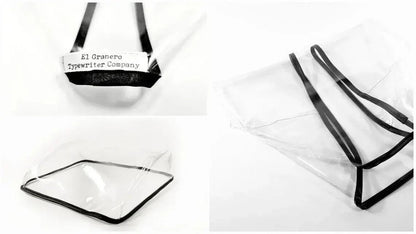 MEDIUM Typewriter Dust Cover for Olivetti Studio 44, Transparent - ElGranero Typewriter.Company
