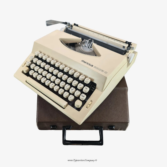 Messa 2002A Manual Vintage Typewriter, Serviced, Arabic Keyboard ElGranero Typewriter.Company