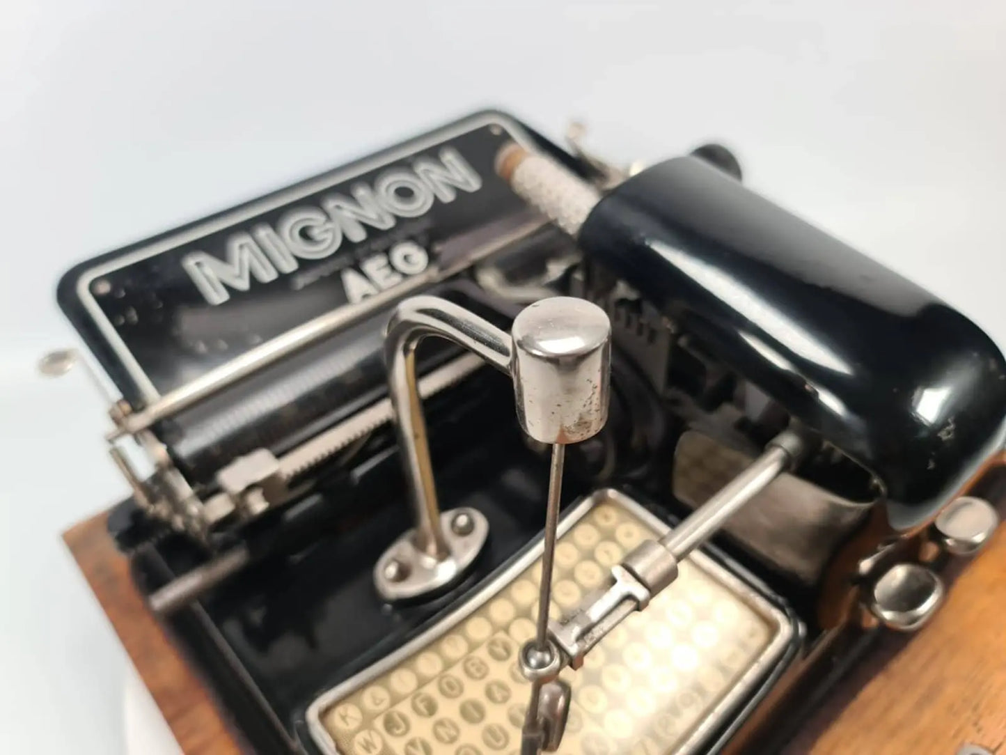 Mignon Nº4 Index Vintage Manual Typewriter, Serviced with its case - ElGranero Typewriter.Company