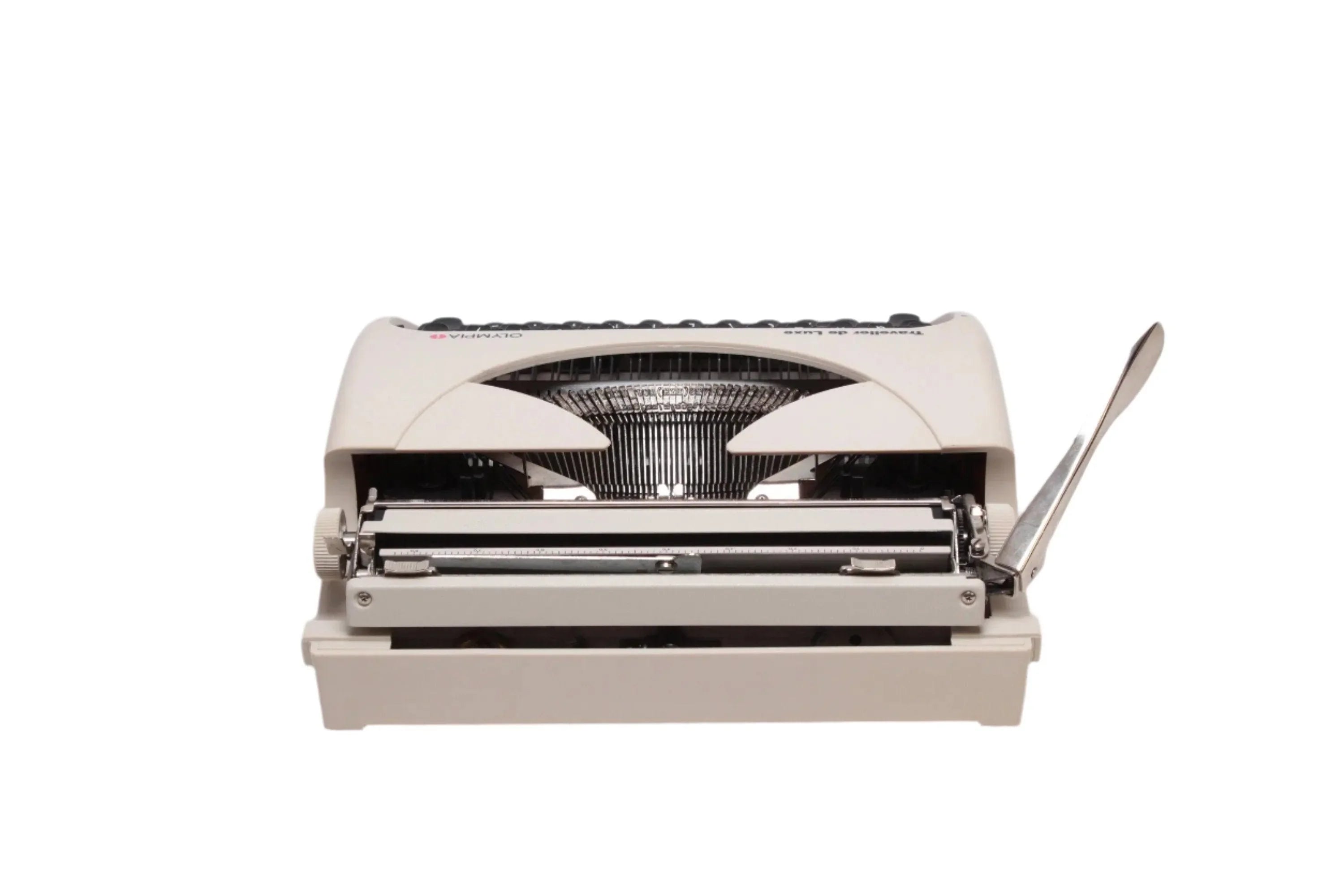 Olympia Traveller Beige, Vintage Manual Typewriter, Restored