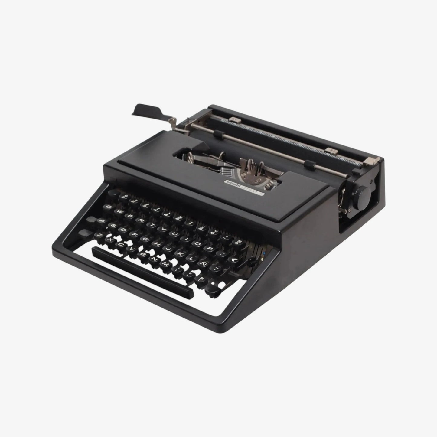 Olivetti Dora, Black Portable Manual Vintage Typewriter, Restored  ElGranero Typewriter.Company