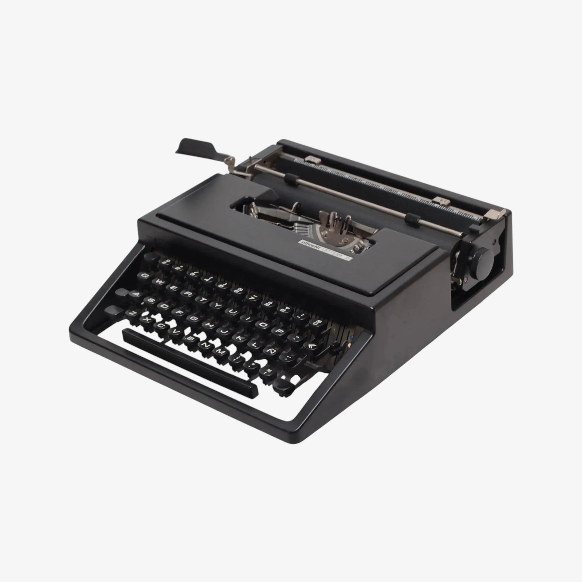 Olivetti Dora, Black Portable Manual Vintage Typewriter, Restored  ElGranero Typewriter.Company