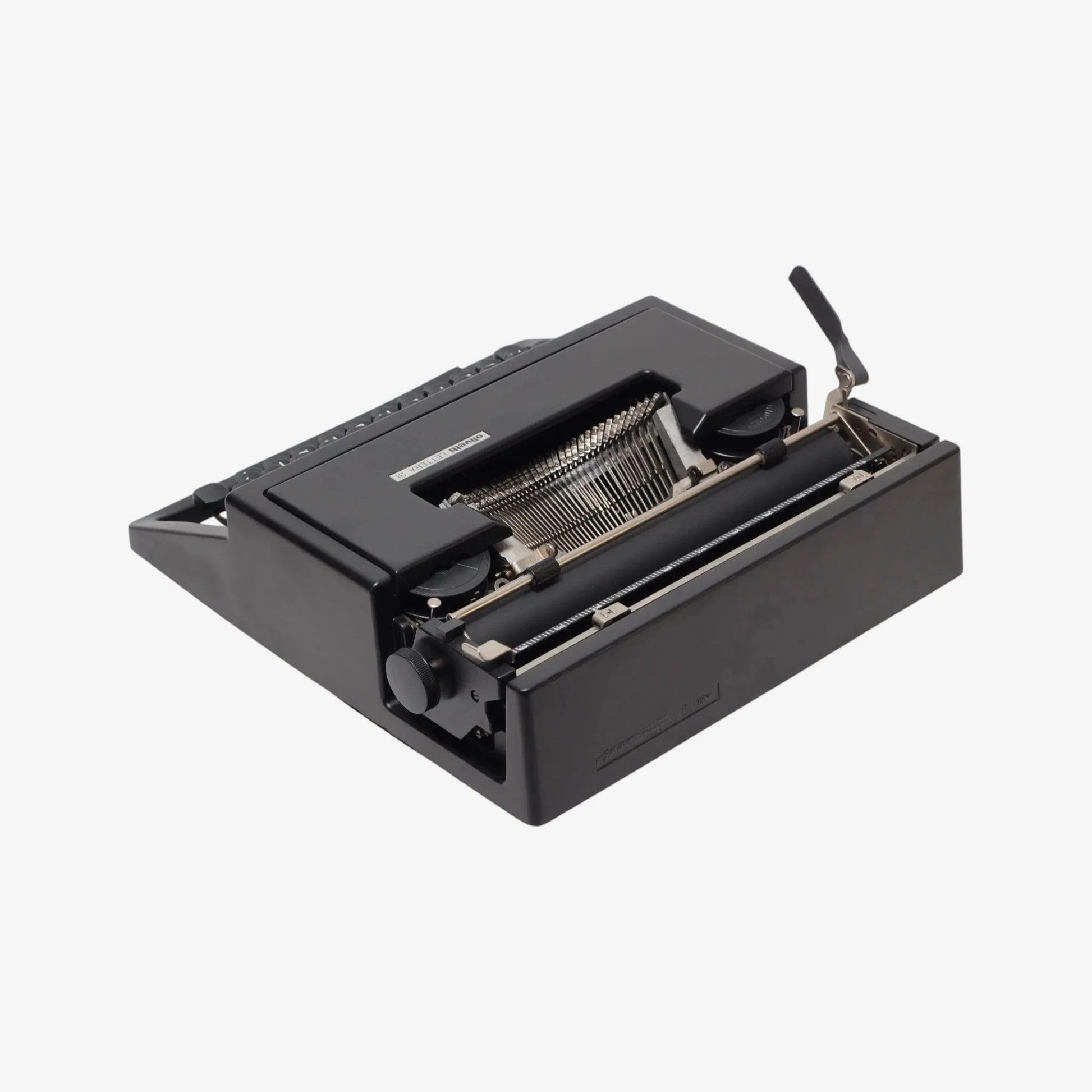 Olivetti Dora, Black Portable Manual Vintage Typewriter, Restored  ElGranero Typewriter.Company