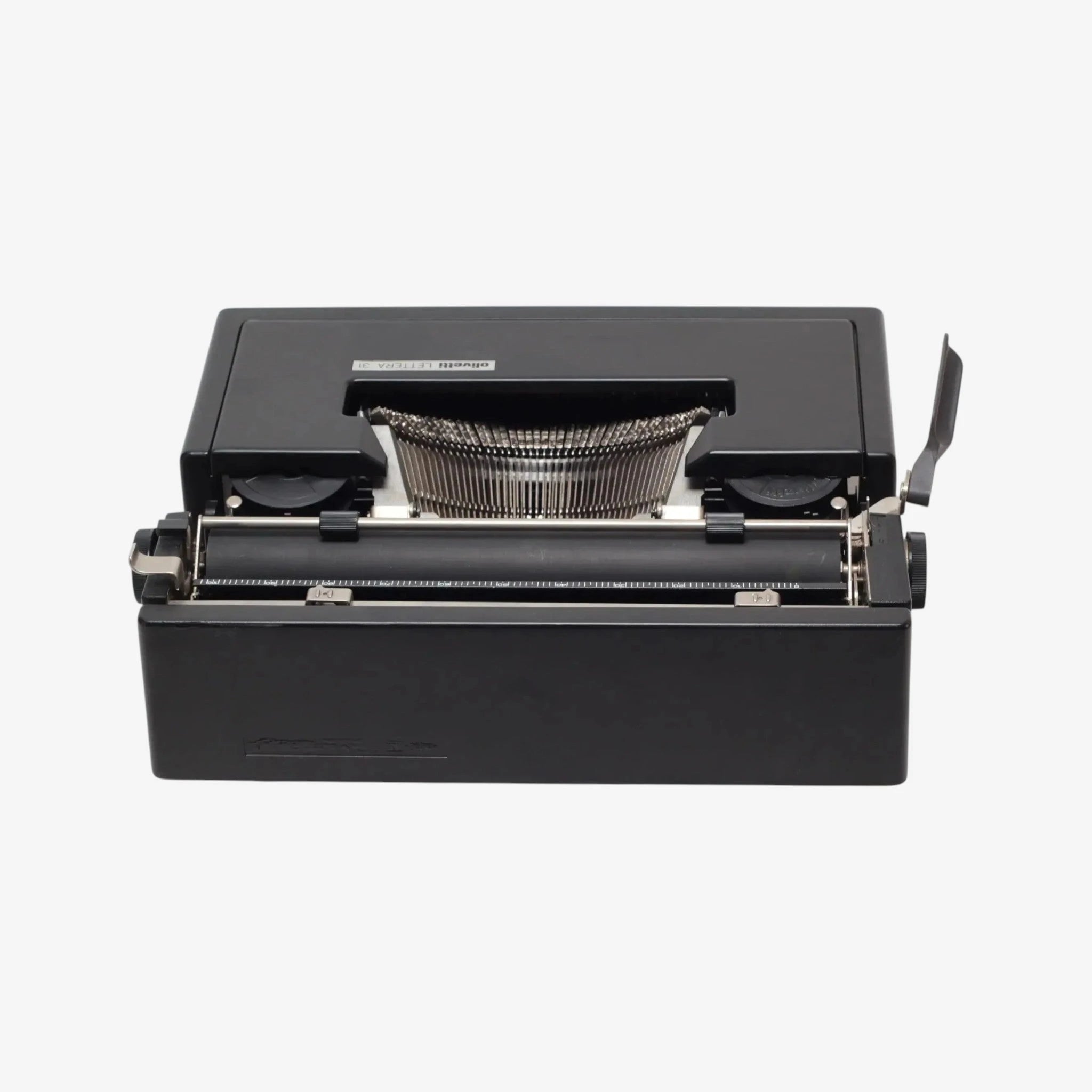 Olivetti Dora, Black Portable Manual Vintage Typewriter, Restored