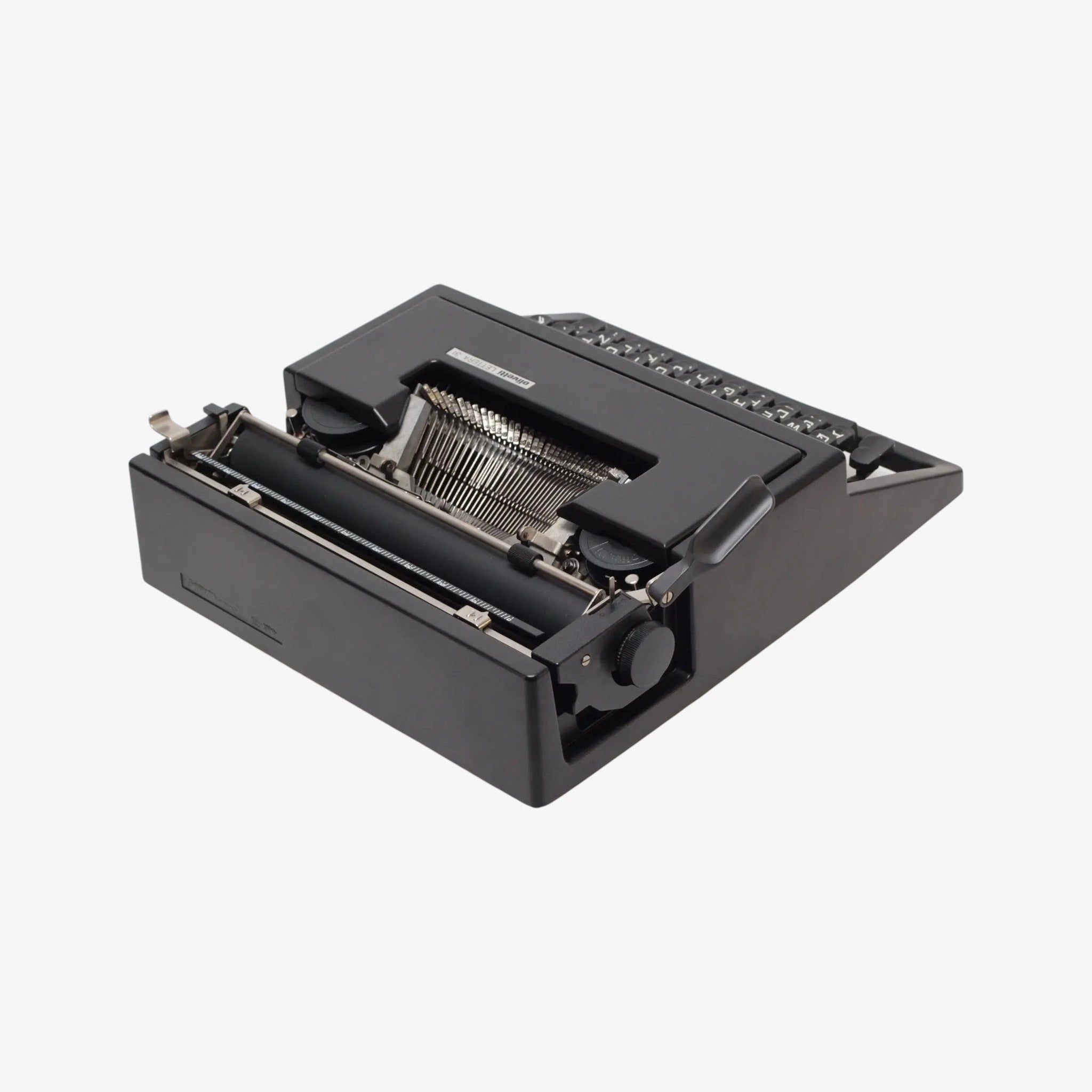 ［昭和レトロ］タイプライター　Olivetti Dora Olivetti Dora, Black Portable Manual Vintage Typewriter, Restored