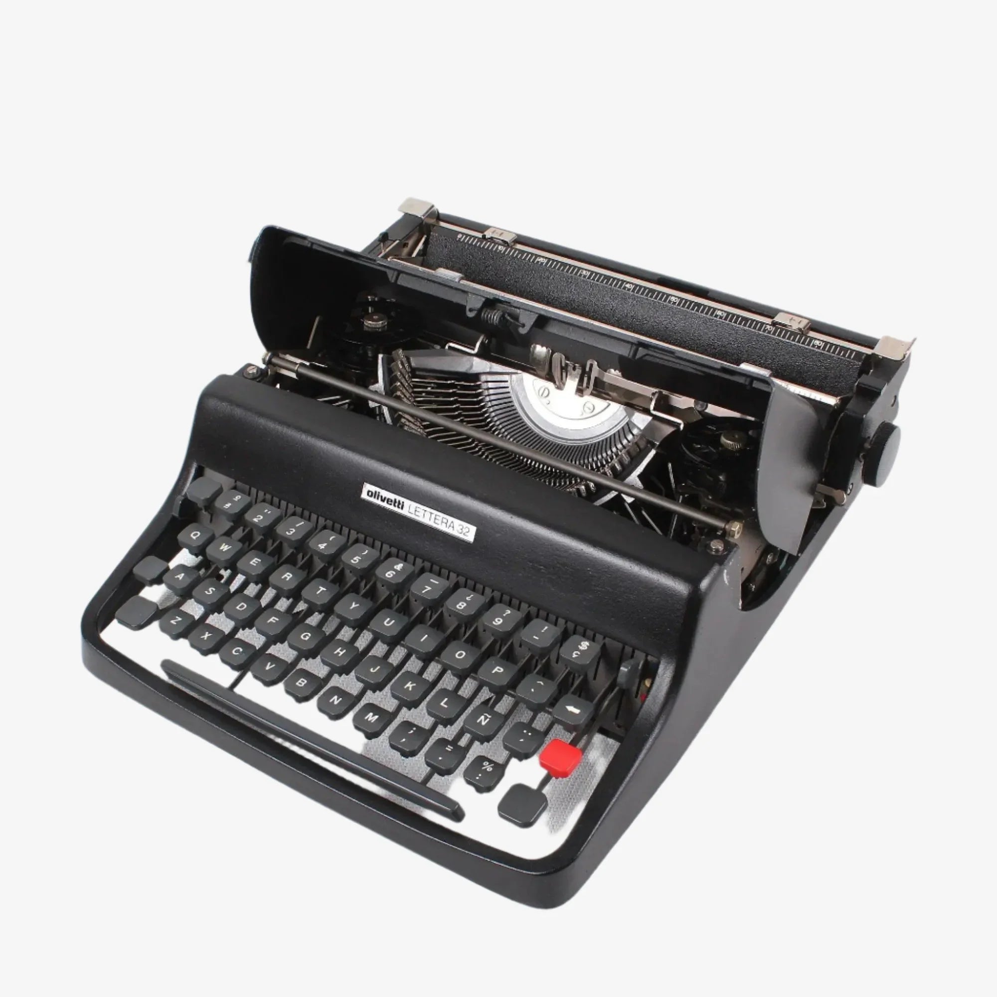 shiturae select Olivetti Lettera 32 タイプライター ヴィンテージ 古道具 Olivetti Lettera 32 Black Manual Vintage Typewriter, Restored