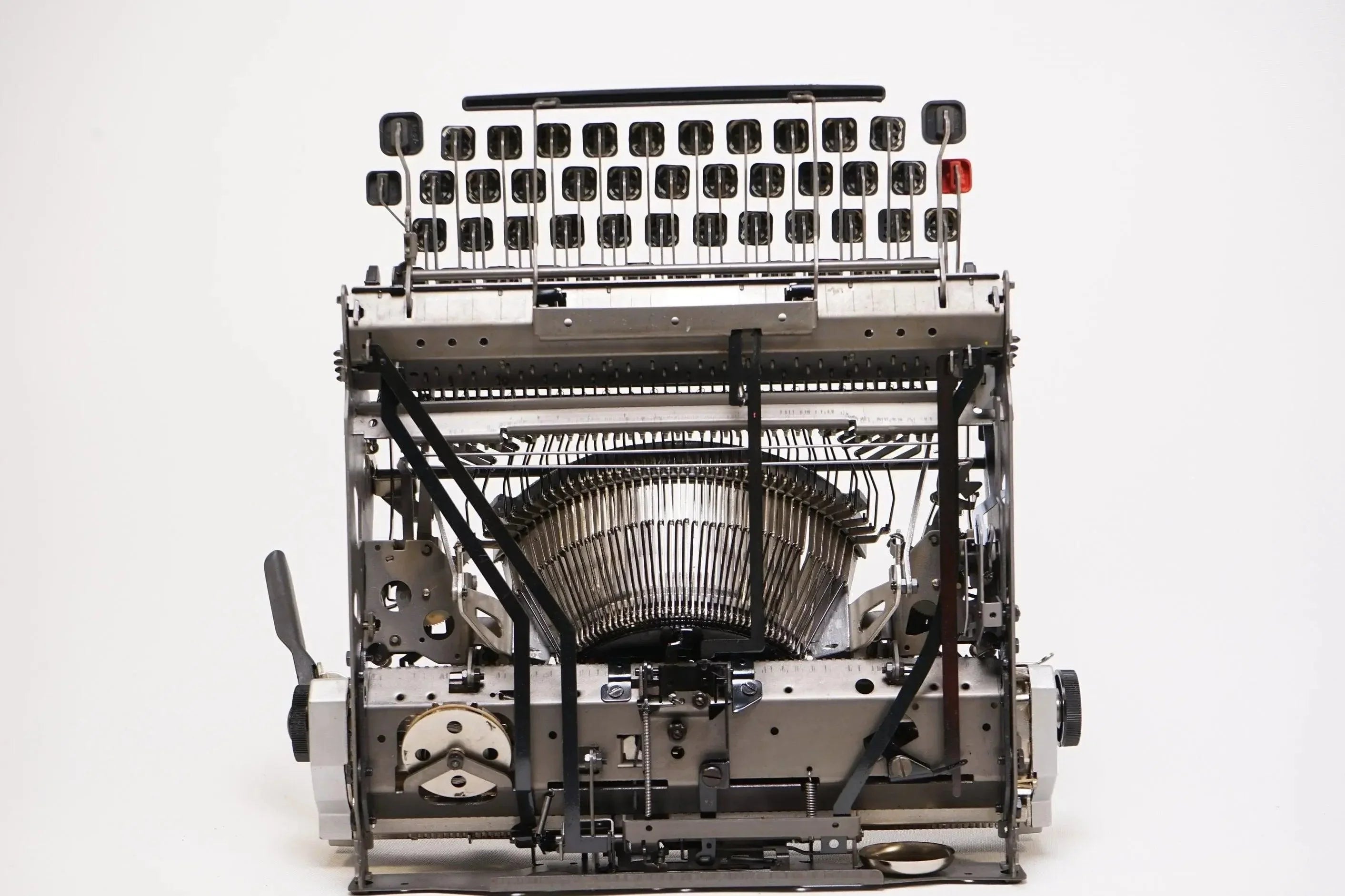Olivetti Lettera 32 Original Green Vintage Manual Typewriter