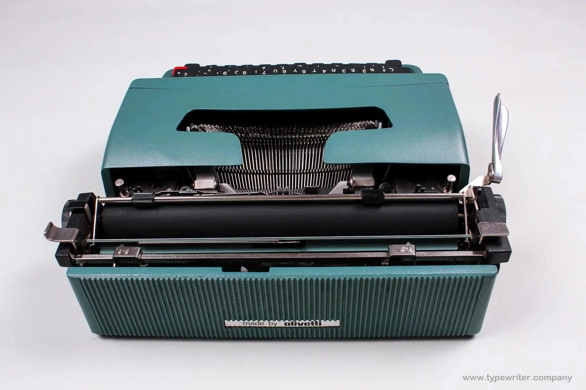 Olivetti Lettera 32 Original Green, Vintage Manual Typewriter
