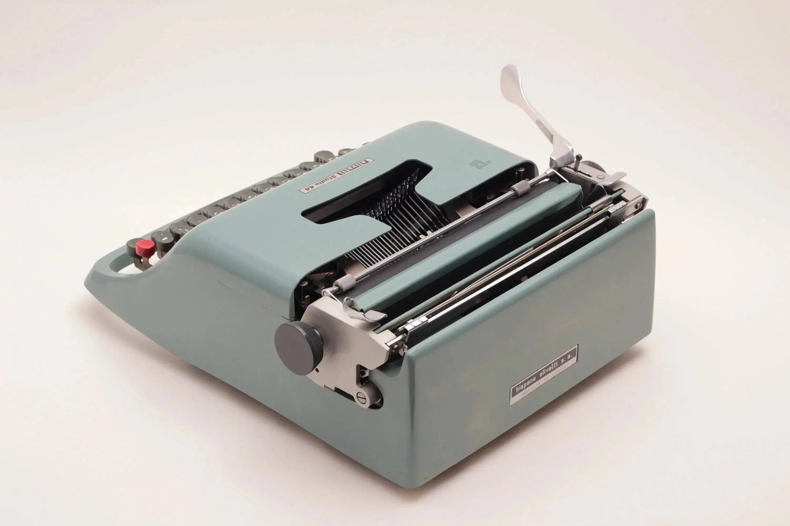 Olivetti Studio 44 Original Blue Vintage Manual Typewriter