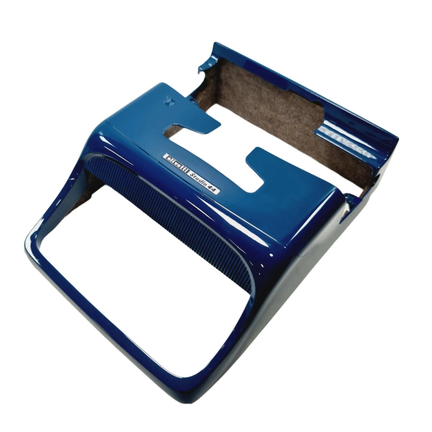 Olivetti Studio 44 chassis professionally painted in navy blue - ElGranero Typewriter.Company