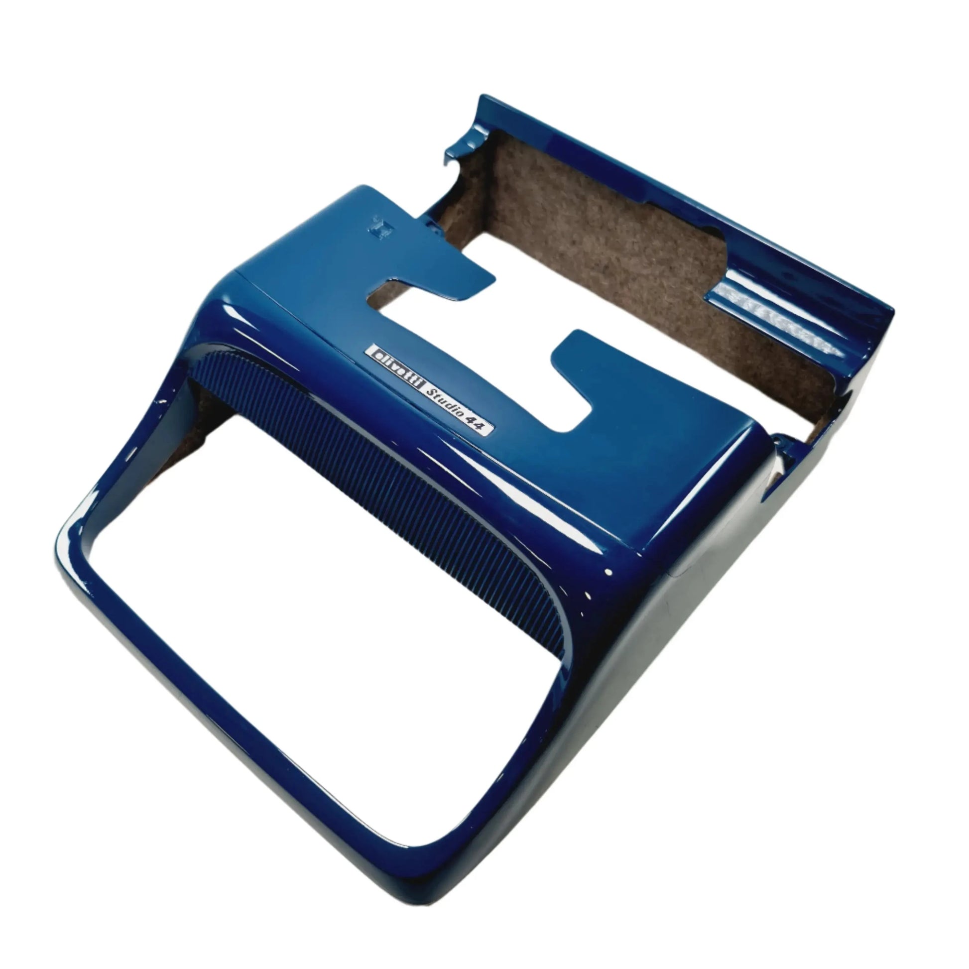 Olivetti Studio 44 chassis professionally painted in navy blue - ElGranero Typewriter.Company