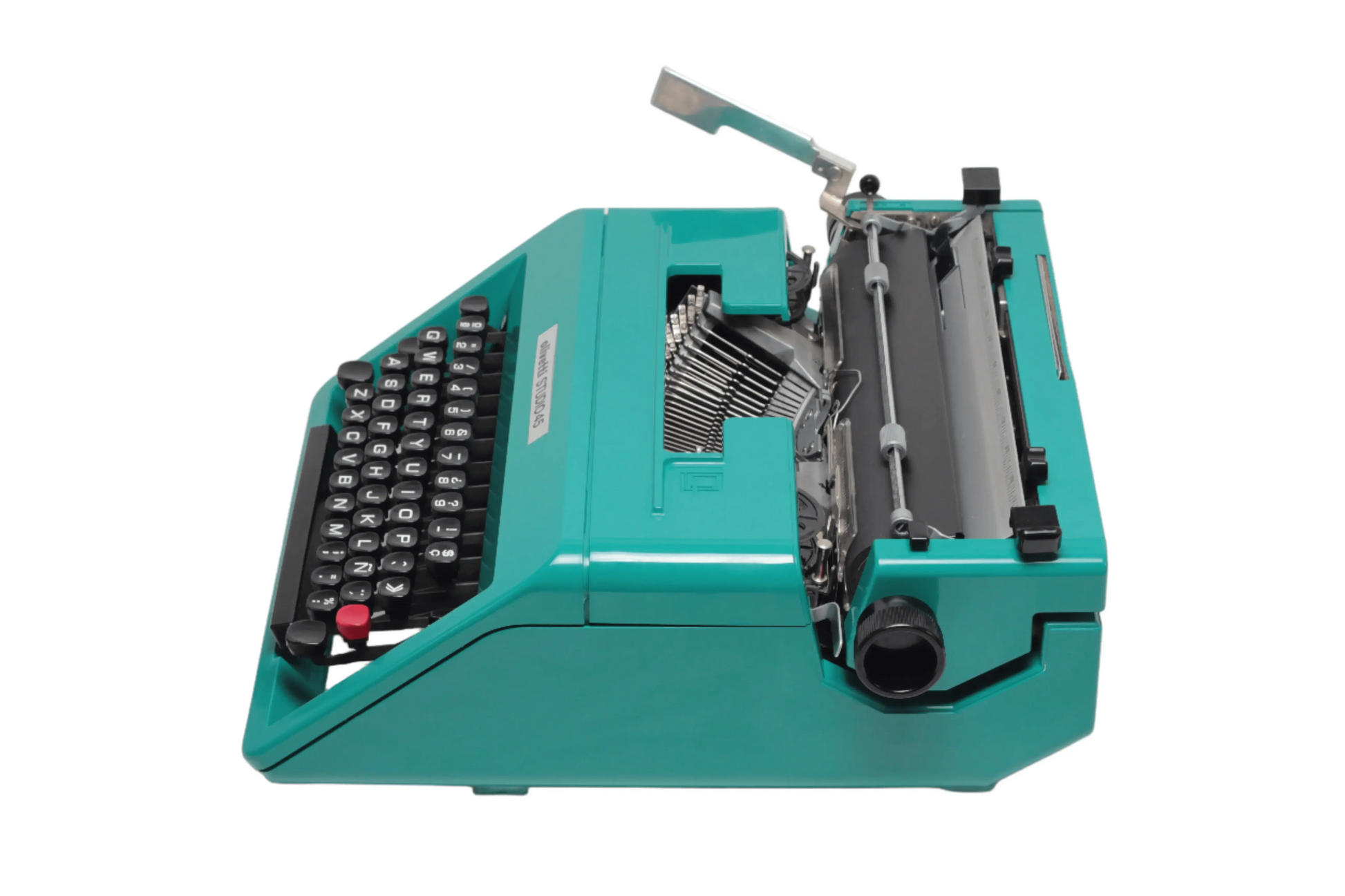 Olivetti Studio 45 Turquoise Vintage Manual Typewriter, Serviced Olivetti Studio 45 Turquoise Vintage Manual Typewriter, Serviced