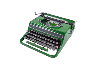 Olivetti Studio 46(42) Máquina de escribir vintage verde brillante, restaurada - ElGranero Typewriter.Company