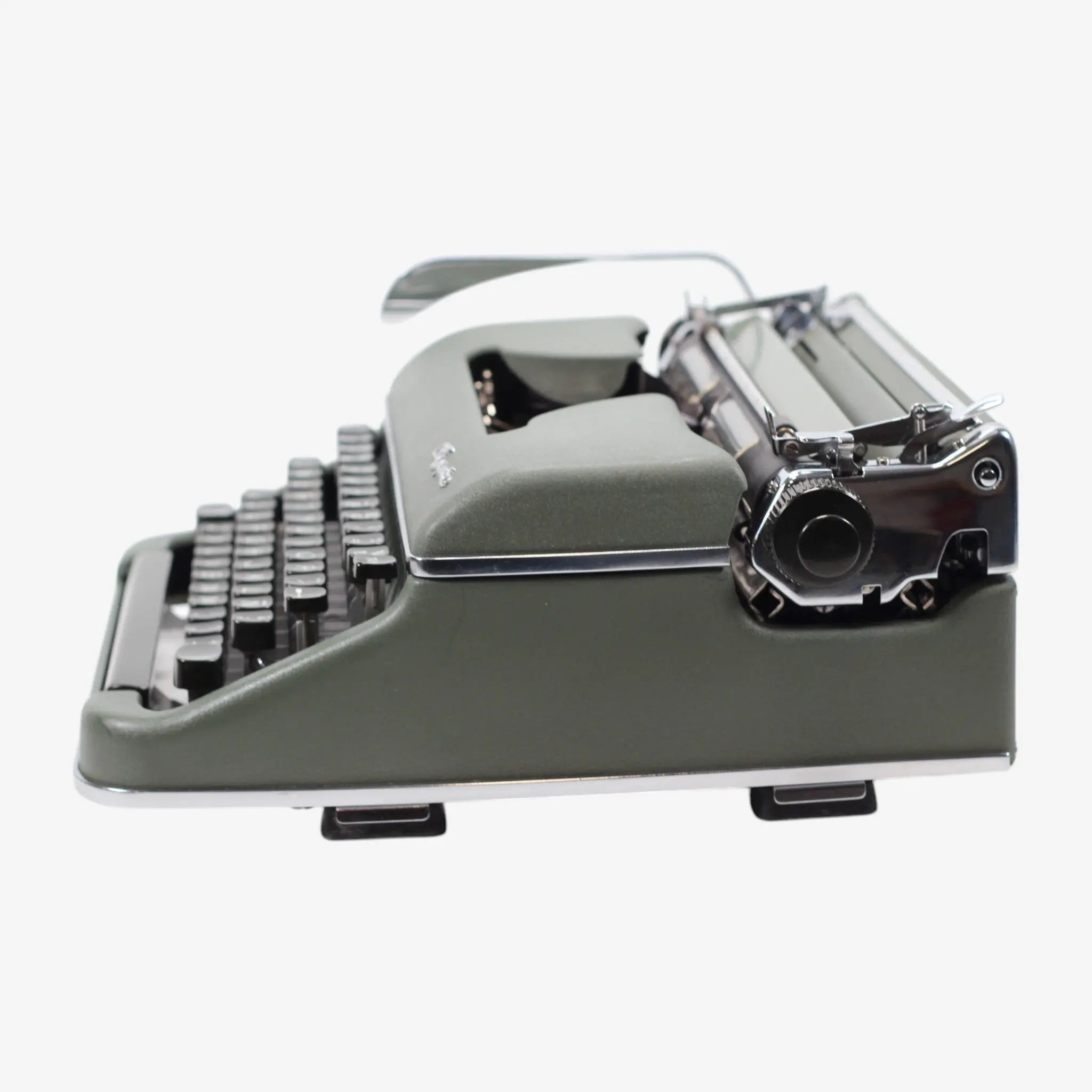 Olympia SM 3 De Luxe, Green Vintage Manual Typewriter, Restored
