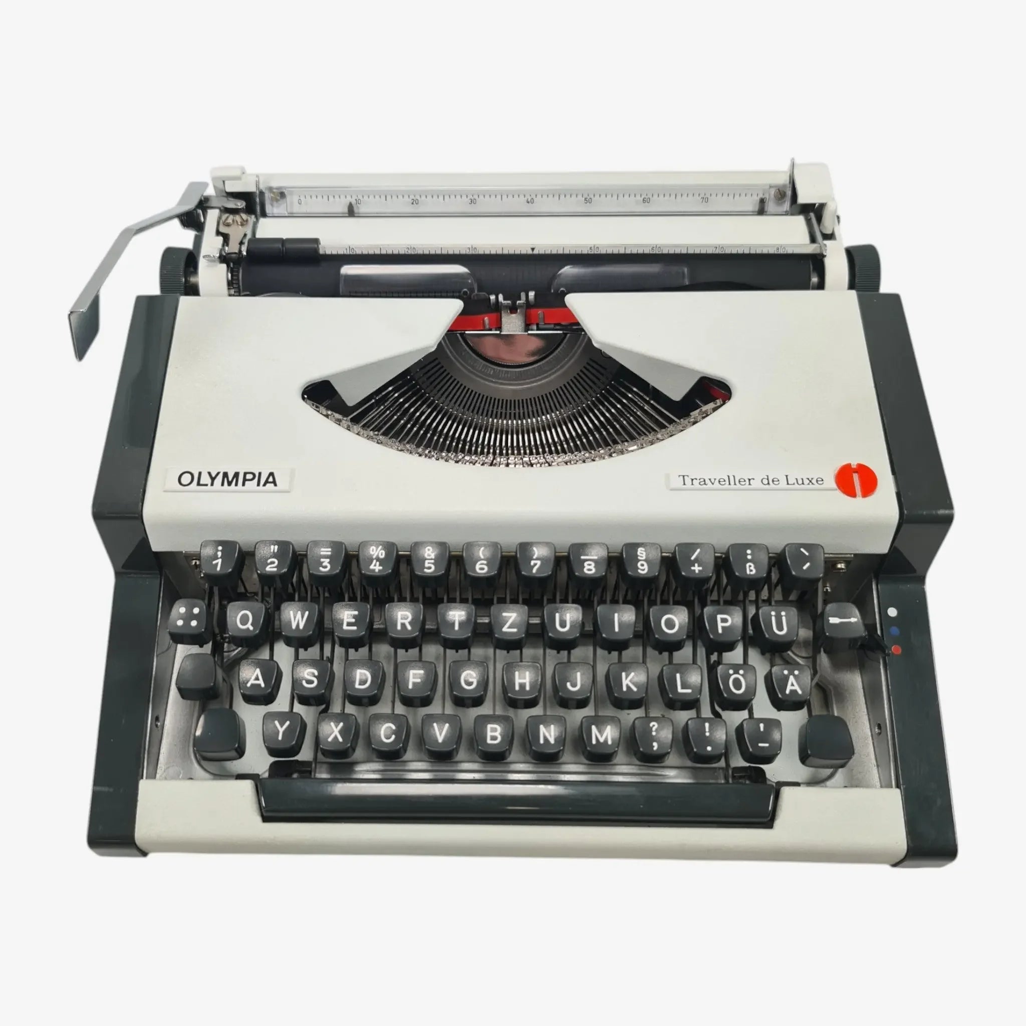 Olympia Traveller De Luxe Manual Vintage Typewriter, Portable
